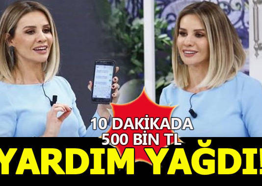 Esra Erol’da yardım rekoru kırıldı: 10 dakika içerisinde 500 bin TL